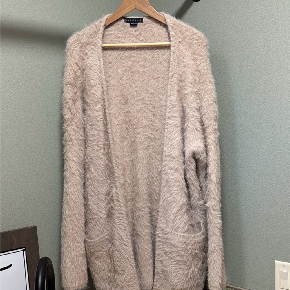 Sanctuary Fuzzy Cream Cardigan